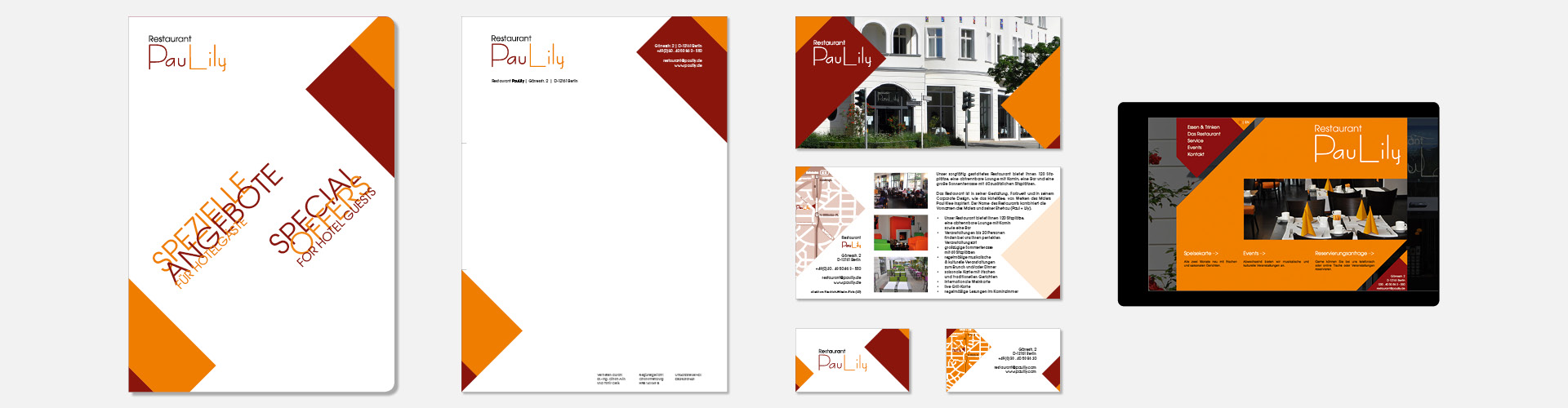 Corporate Design, Hotel PauLily, 2013